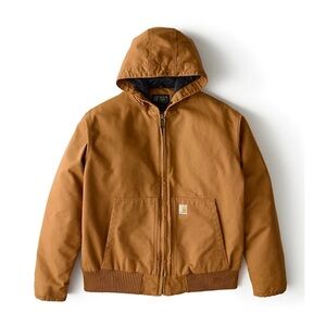 Carhartt Washed Duck Insulated Active Jacket Hooded Jacket Loose Fit 4XL